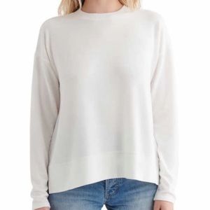 Lucky woman’s soft off white sweater size L